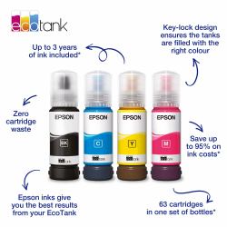 Epson 104 EcoTank Πρωτότυπο (Comp Epson T00P440 Yellow Ink Bottle 104 - UNBOXED)