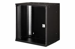 Digitus DN-49207 ράφι για εξυπηρετητές 12U Επίτοιχο ράφι Μαύρος [Μαύρο] (19 12U RACK PRO 595X540 X 400MM BLK)