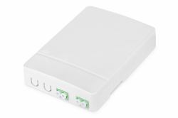 Digitus DN-931096 οπτικό πλαίσιο διανομής (FTTH ENCL +2XLC/APC DX COUPL - 2X LC[APC] DX ADAB SURFACE MOUNT)