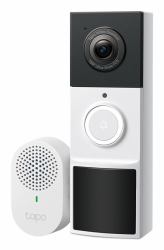TP-Link Tapo D210 σύστημα βίντεο ενδοεπικοινωνίας 3 MP Μαύρος [Μαύρο], Λευκός [Άσπρος] (TP-LINK TAPO VIDEO DOORBELL CAMERA)