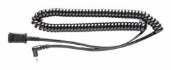 V7 BL-06+P καλώδιο τηλεφωνίας 2 m Μαύρος [Μαύρο] (2.5MM AUDIO JACK / PLX QD CABLE - CONNECTS HDSET / PHONE HANDSETS)