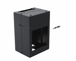 Ergonomic Solutions SpacePole Kiosk SPK212-02 εξάρτημα συστήματος POS Κεντρική μονάδα Μαύρος [Μαύρο] Μέταλο (Kiosk center module - [Integrated print...