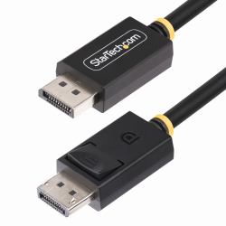 StarTech.com DP21-2M-DP40-CABLE καλώδιο DisplayPort Μαύρος [Μαύρο] (DISPLAYPORT 2.1 CABLE 8K 60HZ - VESA CERTIFIED/DP 2.1/DP40/UHBR1)