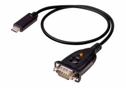 ATEN UC232C σειριακό καλώδιο Μαύρος [Μαύρο] 0,45 m USB Type-C DB-9 (USB-C TO RS232 CONVERTER)