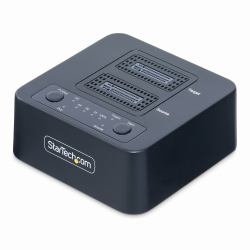 StarTech.com M2-HDD-DUPLICATOR-N1 αντιγραφέας πολυμέσων Αναπαραγωγέας σκληρού δίσκου/SSD Μαύρος [Μαύρο] 1 αντίγραφα (1:1 M.2 NVME D...