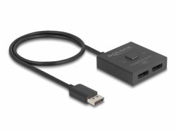 DeLOCK DisplayPort Switch 2 to 1 bidirectional 8K (Delock - video splitter/kontakt - 8K,)