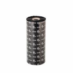 Zebra 2100 Wax θερμική κορδέλα 600 m Μαύρος [Μαύρο] (WAX RIBBON 156MMX600M 2100 HIGH - PERFORMANCE WAX 25MM CORE 10/BOX)