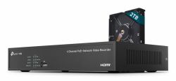 TP-Link VIGI NVR1004H-4P-2TB Μαύρος [Μαύρο] (VIGI 4 CHANNEL POE+ NVR - NETWORK VIDEO RECORDER)