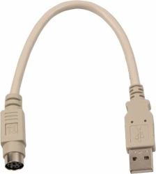 EFB Elektronik K5307.020 PS/2 καλώδιο 0,2 m 6-p Mini-DIN USB A Λευκός [Άσπρος] (USB ADAPTERKABEL PS/2 0.2M US - B-A ST/PS/2-BU)