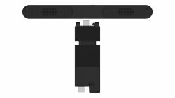 Lenovo ThinkVision MS30 [S] Μαύρος [Μαύρο] 2.0 κανάλια 4 W (ThinkVision MS30 [S] Monitor Soundbar)