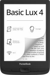 PocketBook Basic Lux 4 e-book reader Touchscreen 8 GB Wi-Fi Black (PocketBook Basic Lux 4 e-book reader 8 GB Wi-Fi - Ink Black)