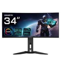 GIGABYTE MO34WQC2 επίπεδη οθόνη 86,4 cm [34"] 3440 x 1440 εικονοστοιχεί�...