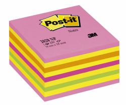 Post-It Würfel 2028NP σημειωματάριο Πολύχρωμο (Post-it Notes Cube 76x76mm 450 Sheets Assorted Colours 2028 NP)