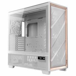 Antec FLUX PRO White EUV Full Tower Λευκός [Άσπρος], Ξύλο (Antec Flux Pro Full Tower Gaming Case, 2 x USB 3.0 / 1 x USB Type-C Tempered Glass Side Window Panel, Antec Flux Airflow C...