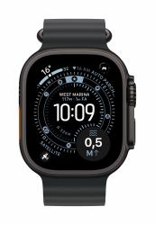 Apple MYPA3ZM/A Αξεσουάρ Για Smart Wearable Συγκρότημα Navy Φθοριούχο ελαστομερές, Τιτάνιο (*APPLE WATCH 49 NAVY BLACK TI OB)