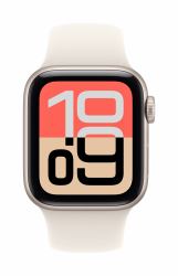 Apple MYJ33ZM/A smart wearable accessory Band Beige Fluoroelastomer (*APPLE WATCH 40 STARLIGHT SB S/M)