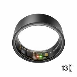 Ultrahuman Ring AIR – Sleep and Fitness Tracker, Smart Ring for Men and Women, No app fee for standard features, Up to 6 days battery life [Size 13 ] (Ring Air Matt Grey Size 13)