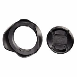 Hama 00093658 κάλυμμα φακών 5,8 cm Μαύρος [Μαύρο] (Hama Gegenlichtblende mit Deckel 58 mm)
