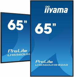 iiyama LH6560UHS-B2AG οθόνη σηματοδότησης Ψηφιακή πλακέτα A 163,8 cm [64.5"] LED Wi-Fi 500 cd/m² 4K Ultra HD Μαύρος [Μαύρο] Ενσωματωμένος ε...