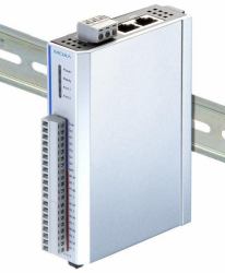 Moxa Ethernet remote I/O, 8 DI, 4 - DO, 4 DIO, 2-port switch - E1213, 8xDI+4xDO+4xDIO MODBUS/ ioL...