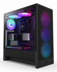 NZXT H5 Flow RGB Midi Tower Black (NZXT H5 FLOW MID RGB TOWER CASE BLACK)