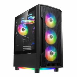 GAMDIAS ATHENA M6 LITE κουτί υπολογιστή Midi Tower Μαύρος [Μαύρο] (ATHENA M6 LITE MID-TOWER BLACK CASE)