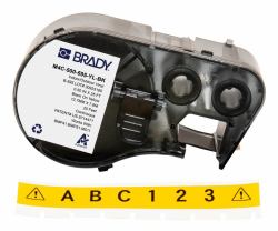Brady M4C-500-595-YL-BK ετικέτα εκτύπωσης Μαύρος [Μαύρο], Κίτριν...