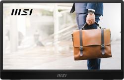 MSI PRO MP161 E2U Φορητή Τηλεοράση & Οθόνη Φορητή οθόνη Μαύρος [Μαύρο] 39,6 cm [15.6"] LED 1920 x 1080 εικονοστοιχεία (MSI PRO MP161 E2U)