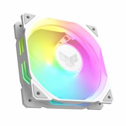 ASUS TUF GAMING TR120 ARGB REVERSE 1-pack White Θήκη υπολογιστή Ψύκτης αέρα 12 cm Λευκός [Άσπρος] (ASUS TUF GAMING TR120 REVERSE FAN)