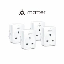 TP-Link Tapo P110M έξυπνη πρίζα 2990 W Λευκός [Άσπρος] (Tapo P110M V1 - Smart plug - energy monitoring - wireless - 802.11b/g/n, Bluetooth - 2.4 Ghz [pack of 4])