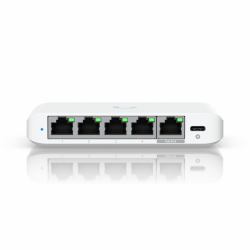 Ubiquiti Compact, 5-port 2.5G switch - that can be powered with PoE - or a USB-C adapter - UK Plu...