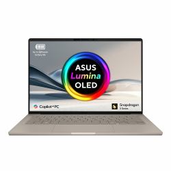 ASUS Zenbook A14 UX3407QA-QD244W Copilot+ PC Snapdragon X1-26-100 Laptop 35.6 cm [14"] WUXGA 16 GB LPDDR5x-SDRAM 1 TB SSD Wi-Fi 6E [802.11ax] Windows 11 Home Beige (ASUS)