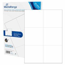 MediaRange MRINK144 αυτοκόλλητη ετικέτα Μόνιμο Λευκός [Άσπρος] 300 τεμάχια (Etiketten wht 1x99mm - 3 pcs - Warranty: 12M)