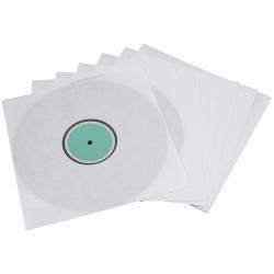 Hama 00181431 θήκη μέσων αποθήκευσης Θήκη LP δίσκων βινυλίου Λευκός [Άσπρος] (Hama LP Inner Sleeves - CD/DVD lomme)