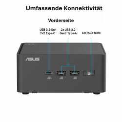 ASUS NUC 15 Pro RNUC15CRHU500002 Μαύρος [Μαύρο] 225H BGA 2049 (ASUS NUC GEN15 Pro Cyber Canyon U5 RNUC15CRHU500002 EU Cord)