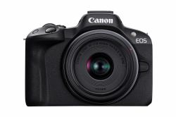 Canon EOS R50, Black + RF-S 18-45mm F4.5-6.3 IS STM Kit MILC 24,2 MP CMOS 6000 x 4000 εικονοστοιχεία Μαύρος [Μαύρο] (Eos R50, Black + Rf-S 18-45Mm - F4.5-6.3 Is Stm Kit Mil...