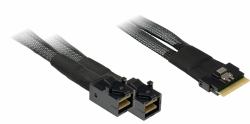 Inter-Tech SFF-8654 8i - 2x SFF-8643 24 Gbit/s Μαύρος [Μαύρο] (Sff-8654 8I - 2X Sff-8643 24 - Gbit/S Black - Warranty: 12M)