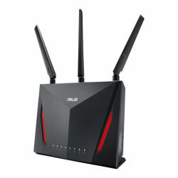 ASUS RT-AC2900 ασύρματος δρομολογητής Gigabit Ethernet Διπλής ζώνης [2.4 GHz / 5 GHz] Μαύρος [Μαύρο] (ASUS RT-AC2900 - trÃ¥dlÃ¸s router - 802)