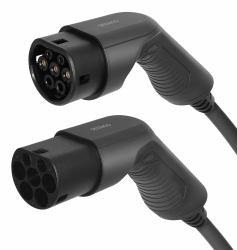 Deltaco EV-12110 καλώδιο ρεύματος Μαύρος [Μαύρο] 10 m (DELTACO e-Charge strÃ¸mforlÃ¦ngerkabel -)
