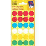 Avery Round Labels Ø 18 αυτοκόλλητη ετικέτα 96 τεμάχια (Avery assorted colors - etiketter - 96)