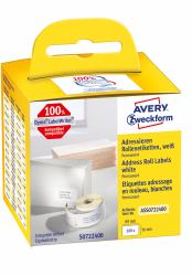 Avery ASS0722400 αυτοκόλλητη ετικέτα Ορθογώνιο παραλληλόγραμμο Μόνιμο Λευκός [Άσπρος] 260 τεμάχια (Avery Zweckform - rektangulÃ¦...