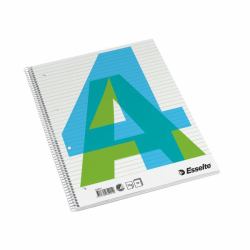 Esselte College Pad A4 σημειωματάριο 70 φύλλα Μπλε, Πράσινος [Πράσινο], Λευκός [Άσπρος] (KollegieBlkck A4 70/70 linjera)