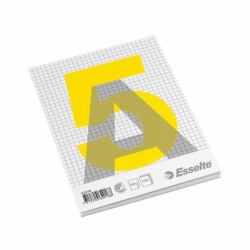 Esselte Glued Pad A5 σημειωματάριο 100 φύλλα Γκρι, Λευκός [Άσπρος], Κίτρινο (Esselte - pude - A5 - 100 ark)