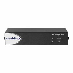 Vaddio 999-8240-001 γέφυρα AV διασκέψεων 3840 x 2160 εικονοστοιχεία Σύνδεση Ethernet/LAN Μαύρος [Μαύρο] (Vaddio AV Bridge Mini audio/video over)