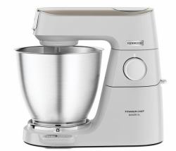 Kenwood Titanium Chef Baker XL KVL65.001WH Σταθερό μίξερ 1200 W Άργυρος, Λευκός [Άσπρος] (Kenwood Titanium Chef)