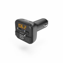 Hama 00014163 πομπός FM 87,6 - 107,9 MHz Αναπτήρας πούρων Μαύρος [Μαύρο] (Hama - FM-transmitter / strÃ¸madapter f)