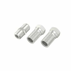 Hama 00205203 ενωτικό ομοαξονικών Τύπος F 3 τεμάχια (HAMA SAT Adapter Kit F)