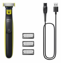 Philips Norelco OneBlade QP2724/10 ξυριστική μηχανή ανδρών Ξυριστική μηχανή αλουμινίου Γκρι, Λάιμ (PHILIPS QP2724/10)