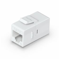 Pass-through Cat6 keystone - coupler for connecting - pre-terminated Ethernet cables seamlessly. - Warranty: 24M