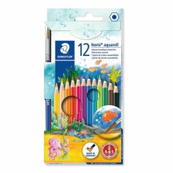 Staedtler Noris aquarell 144 10 Μαύρος [Μαύρο], Μπλε, Μπορντό, Καστανός [Καφέ], Πράσινος [Πράσινο], Ανοιχτό πράσινο, Mauve, Navy, Πο...